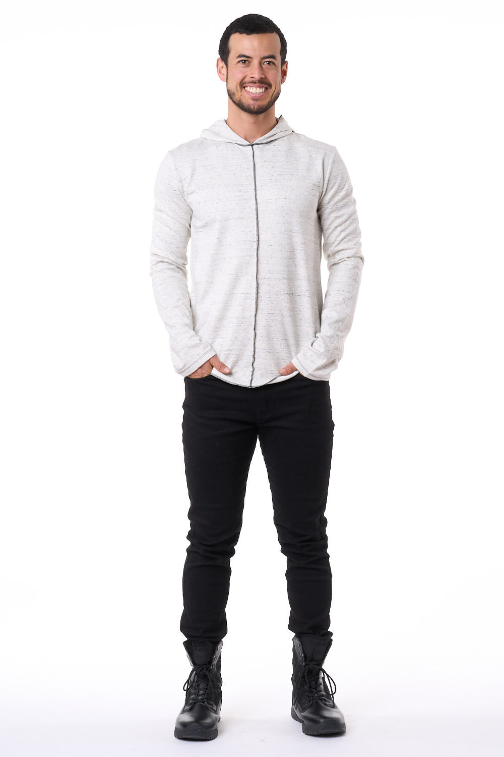 White Heather Long Sleeve Men's Top