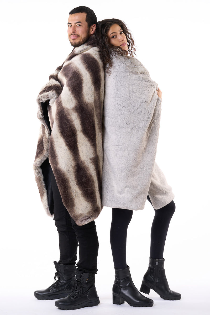 The London Lux Faux Fur Blanket