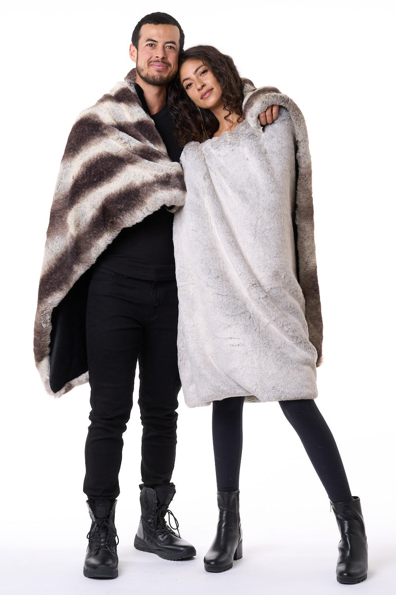 The London Lux Faux Fur Blanket