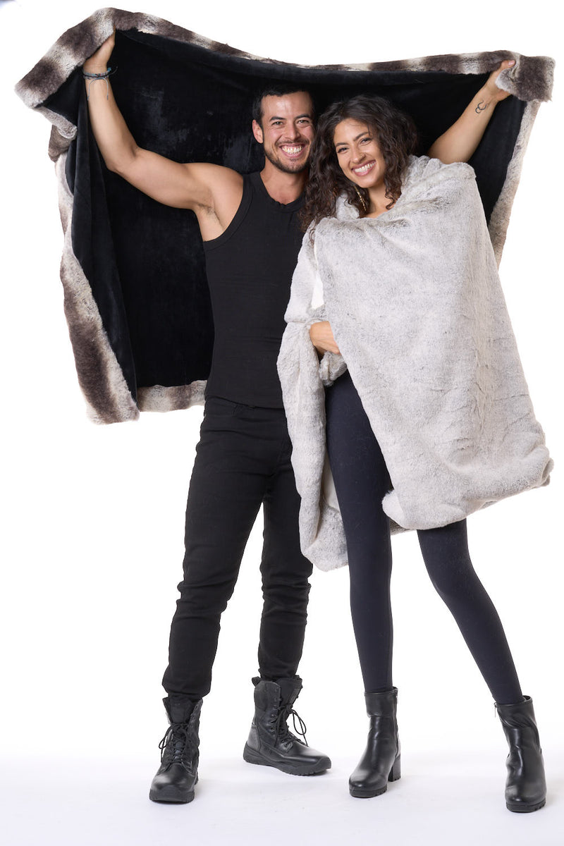 The London Lux Faux Fur Blanket