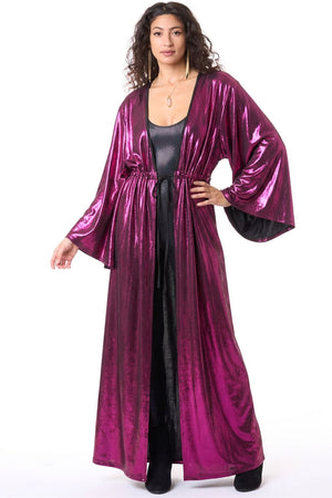 Magenta Metallic Gemini Robe