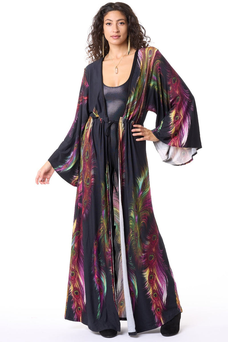 Peacock Feather Gemini Robe