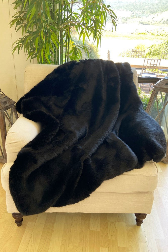 The Fiona Lux Faux Fur Blanket